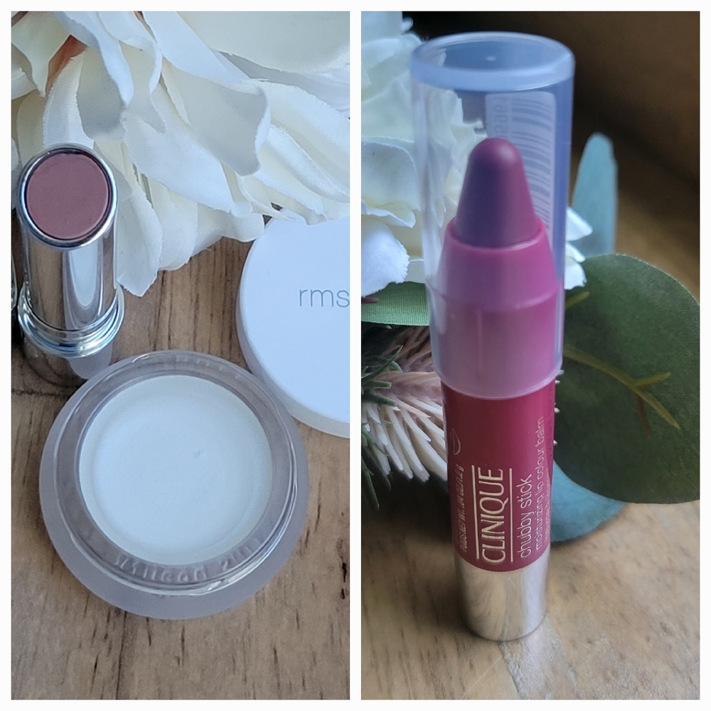 Clinique Chubby Stick | rms beauty Lip Balm and Luminizer Bundle 💋 💄